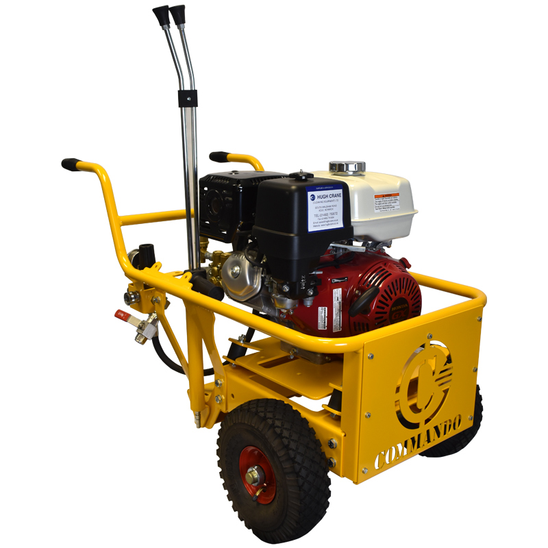 COMMANDO® 500 series powerful mobile barrow pressure washer unit